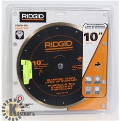 SEALED RIDGID 10" PORCELAIN