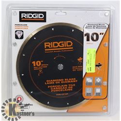 SEALED RIDGID 10" PORCELAIN