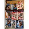 Image 1 : LOT OF 9  ASSORTED MLB/NHL MCFARLANE FIGURES