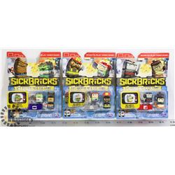 SEALED 3 SETS 5 CHARACTER PACKS