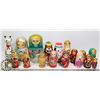 Image 1 : LARGE LOT OF NESTING DOLLS