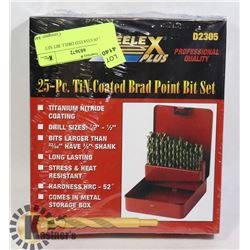 25 PC TIN COATED DRILL BIT SET