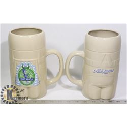 2 STEAM WHISTLER  BREWERY STEINS