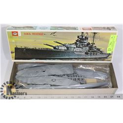 VINTAGE  HMS REVENGE UPC SHIP MODEL SEALED IN BOX