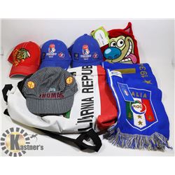 ASSORTED COLLECTIBLES - CALIFORNIA BACKPACK,