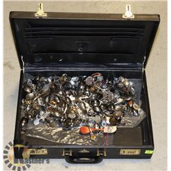 ESTATE BRIEFCASE COLLECTOR SPOONS