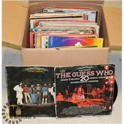 ONE BOX OF RECORDS -