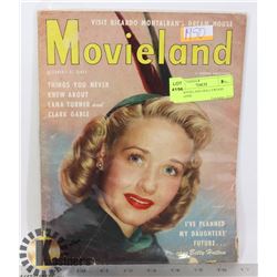 1950 MOVIELAND HOLLYWOOD MAGAZINE