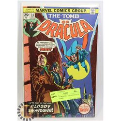 TOMB OF DRACULA # 34 HAS VALUE STAMP COMIC