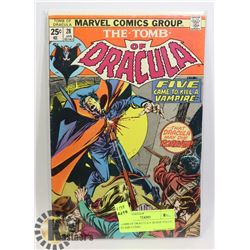 TOMB OF DRACULA # 28 HAS VALUE STAMP COMIC