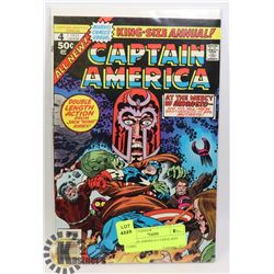 CAPTAIN AMERICA # 4 KING SIZE COMIC