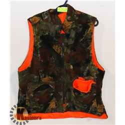 FLAT W/KAMOTEK REVERSIBLE CAMO VEST/HI
