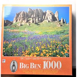 12)  FACTORY SEALED 1000 PCE MOUNTAIN