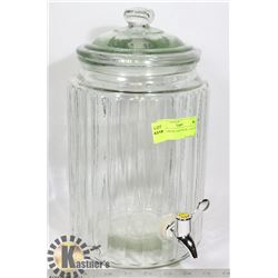 GLASS DRINK DISPENSER- 2 GALLON