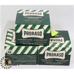 THREE NEW PRORASO SHAVING SOAPS IN BOWLS