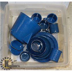 ENAMELWARE CAMPING SET- PLATES/BOWLS/CUPS/COFFEE