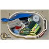 Image 1 : HOUSEHOLD CLEANING SUPPLIES- ASSORTED IN BUCKET