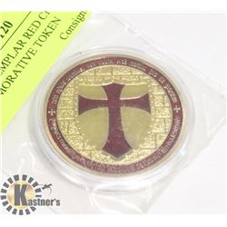 KNIGHTS TEMPLAR RED CROSS COMMEMORATIVE TOKEN