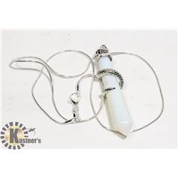 OPALITE OPAL SNAKE WRAPPED CHAKRA PENDANT