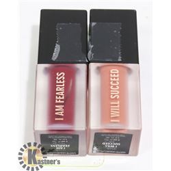 2 NEW REALHER MATTE LIQUID LIPSTICKS - TRUE RED &