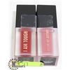 Image 1 : 2 NEW REALHER MATTE LIQUID LIPSTICKS - DARK PINK &