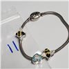 Image 2 : SILVER PANSONA WITH BEADS  BRACELET