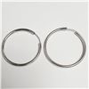 Image 1 : SILVER HOOP EARRINGS