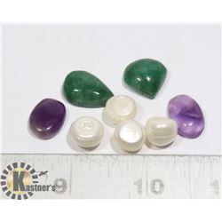 #160-EMERALD/ AMETHYST/ FRESH WATER PEARL