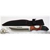 Image 1 : NEW STAINLESS STEEL FULL TANG HUNTING KNIFE