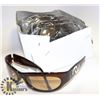 Image 1 : BOX OF BROWN CHANEL STYLED SUNGLASSES
