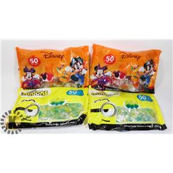 2 BAGS OF 50 DISNEY GUMMY CANDY SOLD WITH 2 BAGS