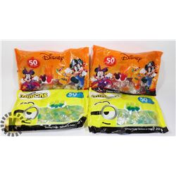 2 BAGS OF 50 DISNEY GUMMY CANDY SOLD WITH 2 BAGS