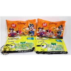 2 BAGS OF 50 DISNEY GUMMY CANDY SOLD WITH 2 BAGS
