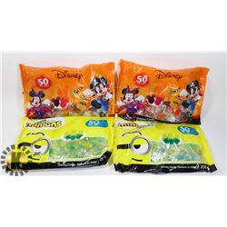 2 BAGS OF 50 DISNEY GUMMY CANDY SOLD WITH 2 BAGS