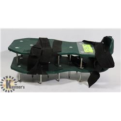 LAWN AERATOR SPIKED STRAP ON SHOES