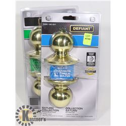 TWO DEFIANT HANDLE SETS