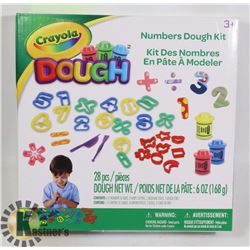 NEW 28PC CRAYOLA DOUGH: NUMBERS DOUGH KIT