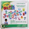 Image 1 : NEW 31PC CRAYOLA DOUGH: LETTER DOUGH KIT