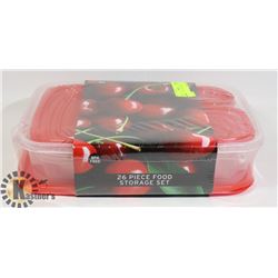 NEW 26PC FOOD STORAGE SET