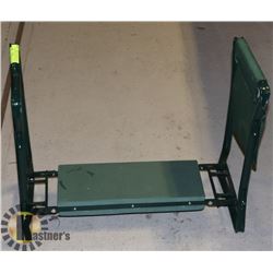 FOLDING KNEELER GARDENING STOOL WITH TOOL HOLDER