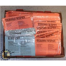 FLAT OF E WIPES AND THERMO WIPES