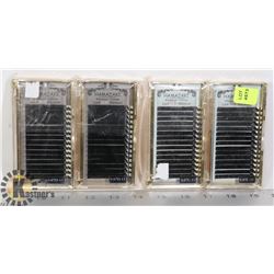4 PACKS OF ASSORTED LASHES