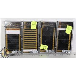 4 PACKS OF ASSORTED LASHES