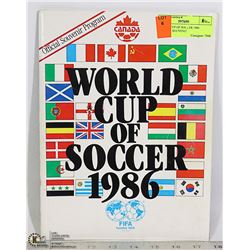 1986 SOCCER WORLD CUP OFFICIAL SOUVENIR