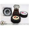 Image 1 : 3 X TROPHY & PUCKS BRASS CANADA HENDERSON QUE