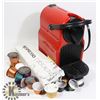 Image 1 : NESPRESSO MACHINE WITH SOME PODS AND
