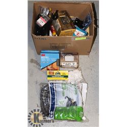 HARDWARE- ASSORTED BOX LOT
