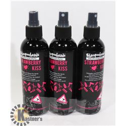 BUNDLE OF 3 PROFESSIONAL STRAWBERRY KISS DETANGLER