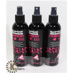 BUNDLE OF 3 PROFESSIONAL STRAWBERRY KISS DETANGLER