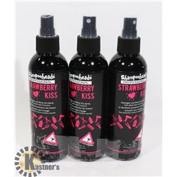 BUNDLE OF 3 PROFESSIONAL STRAWBERRY KISS DETANGLER